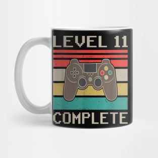 Level 11th Complete Vintage 11 Year Wedding Anniversary Gift Mug